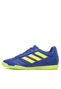Adidas - adidas Buty do piłki nożnej Super Sala 2 In GZ2558 Granatowy. Kolor: niebieski. Materiał: skóra