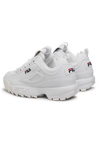 Fila Sneakersy Disruptor Low Wmn 1010302.1FG Biały. Kolor: biały. Materiał: skóra #11