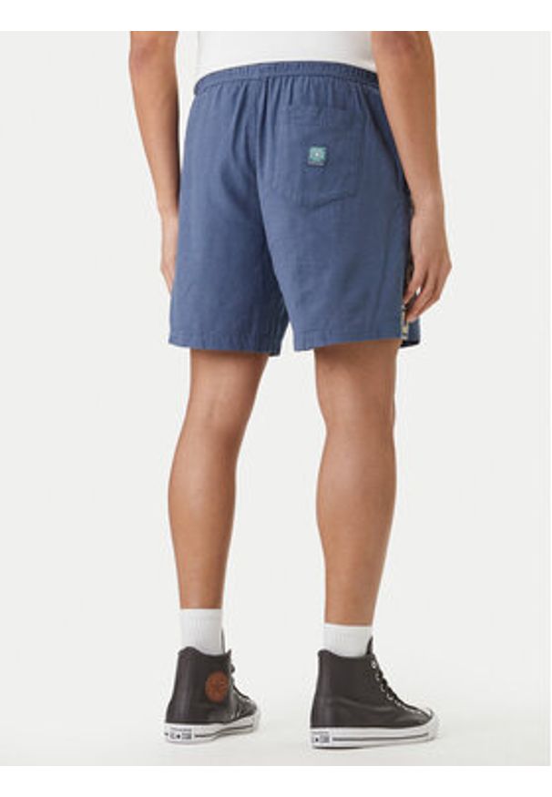 Quiksilver Szorty materiałowe Schank EQYWS03895 Niebieski Regular Fit. Kolor: niebieski. Materiał: bawełna