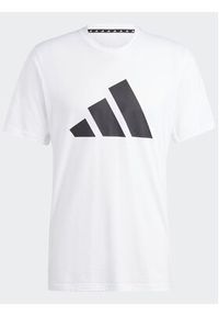 Adidas - adidas T-Shirt Train Essentials Feelready Logo Training IM4373 Biały Regular Fit. Kolor: biały. Materiał: bawełna #4