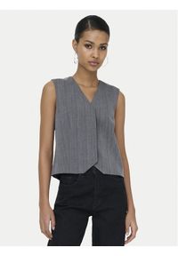 only - ONLY Kamizelka garniturowa Jackie 15364317 Szary Regular Fit. Kolor: szary. Materiał: syntetyk #1