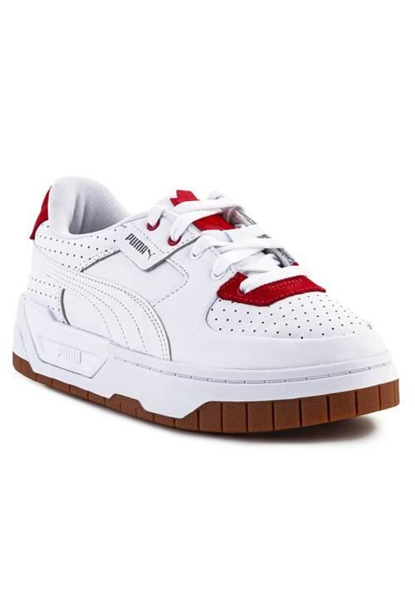 Buty do chodzenia damskie Puma Cali Dream Heritage. Kolor: biały, wielokolorowy. Materiał: materiał, skóra. Szerokość cholewki: normalna. Sport: turystyka piesza