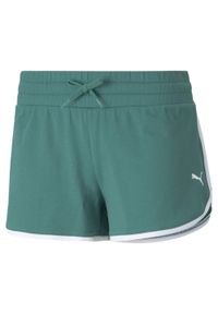 Krótkie spodenki damskie Puma SUMMER STRIPES. Kolor: niebieski. Długość: krótkie #1