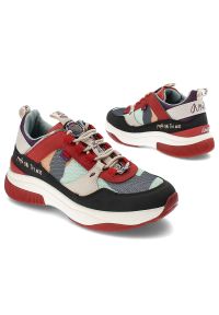 Czerwone Sneakersy Anekke Sportowe Obuwie Damskie. Kolor: czerwony #5