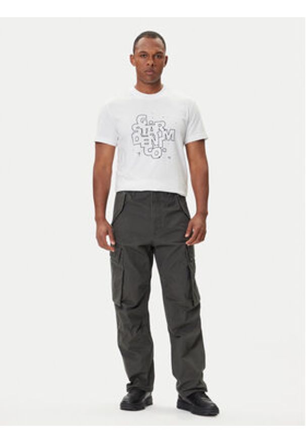 G-Star RAW - G-Star Raw T-Shirt HD Print D26824-D975 Biały Regular Fit. Kolor: biały. Materiał: bawełna. Wzór: nadruk