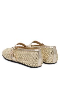 Patrizia Pepe Baleriny PPJ376.27 Złoty. Kolor: złoty. Materiał: skóra #6