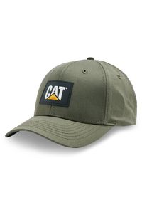 CATerpillar Czapka z daszkiem Cat Patch Zielony. Kolor: zielony. Materiał: materiał, bawełna