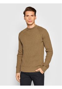 Jack&Jones PREMIUM Sweter Perfect 12193517 Zielony Regular Fit. Kolor: zielony. Materiał: bawełna