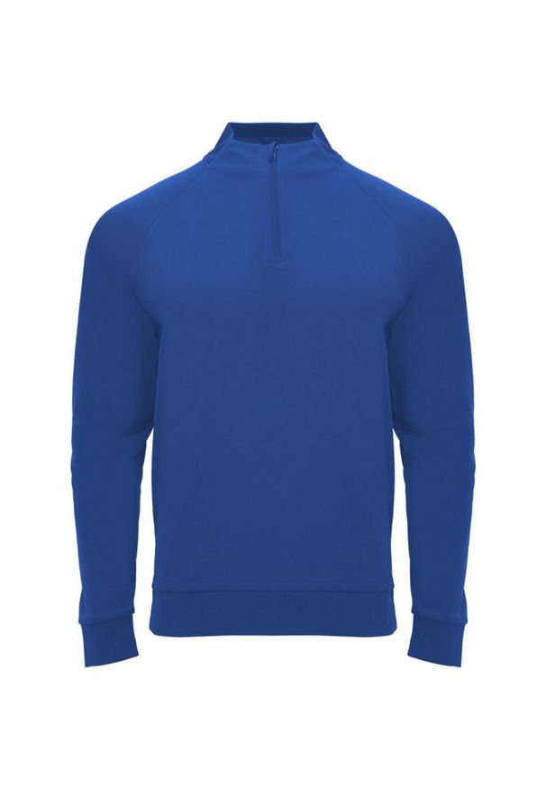 ROLY - Bluza Z Długim Rękawem Dla Dorosłych Unisex Epiro Quarter Zip. Kolor: niebieski. Długość rękawa: długi rękaw. Długość: długie