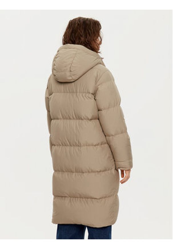 Peak Performance Kurtka puchowa G79931040 Beżowy Regular Fit. Kolor: beżowy. Materiał: syntetyk