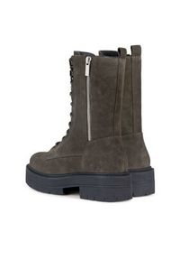 Geox Botki D Spherica Ec7 D36VDJ 00022 C9002 Szary. Kolor: szary. Materiał: zamsz, skóra