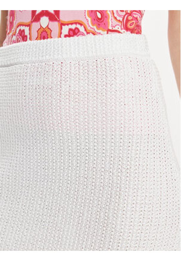 Luisa Spagnoli Spódnica mini Carapace 58326 Biały Regular Fit. Kolor: biały. Materiał: syntetyk