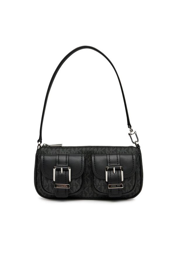 MICHAEL Michael Kors Torebka Zoe 32S5SZCU1V Czarny. Kolor: czarny. Materiał: skórzane