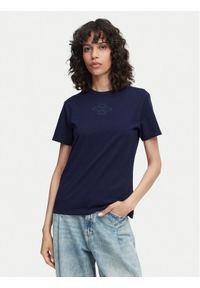 Hugo - HUGO T-Shirt Damacia 8 50573353 Granatowy Regular Fit. Kolor: niebieski. Materiał: bawełna #1