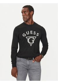 Guess Sweter M4BR06 Z3H82 Czarny Regular Fit. Kolor: czarny. Materiał: syntetyk #1