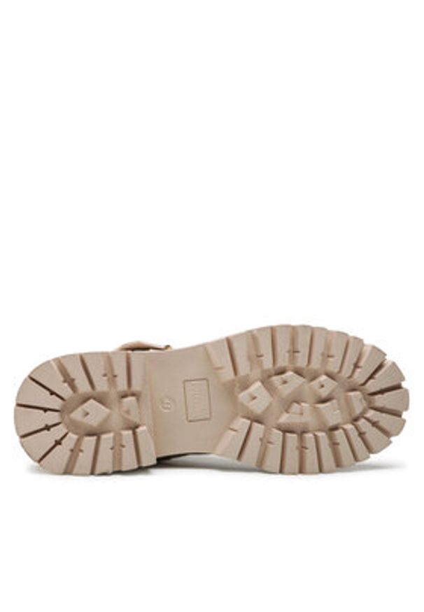 DeeZee Botki WS5680-14 Beżowy. Kolor: beżowy. Materiał: skóra