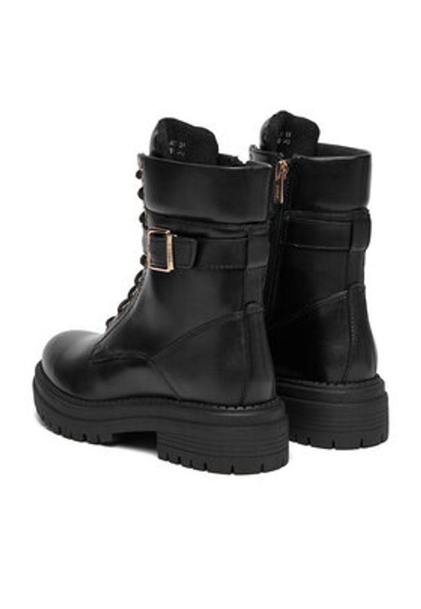 MEXX Trzewiki CEO-MX/040C-RST Czarny. Kolor: czarny. Materiał: skóra