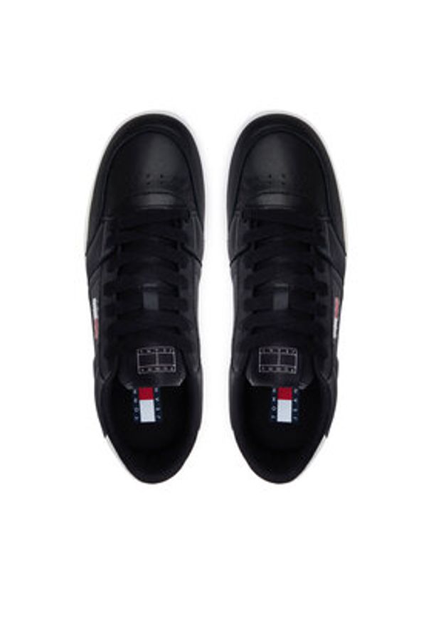 Tommy Jeans Sneakersy Tjm The Greenwich New Ess EM0EM01574 Czarny. Kolor: czarny. Materiał: skóra