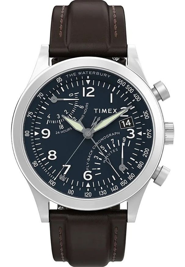 Zegarek Timex Zegarek męski Timex TW2W47900 brązowy. Kolor: brązowy