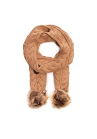 Guess Szalik AW9958 WOL03 Beżowy. Kolor: beżowy. Materiał: poliester, materiał