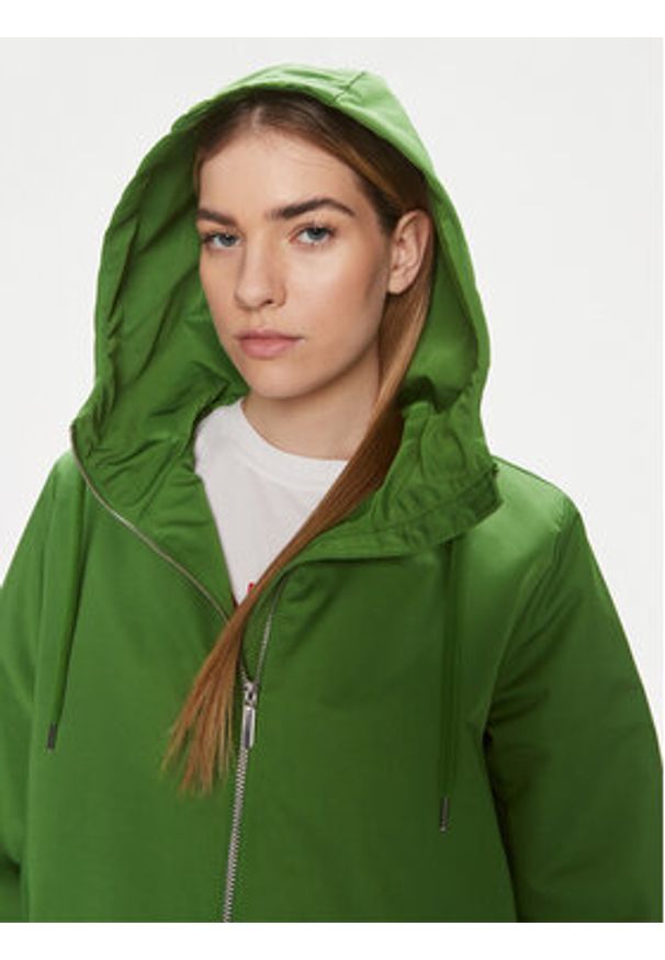 United Colors of Benetton - United Colors Of Benetton Kurtka przejściowa 27WZDN054 Zielony Regular Fit. Kolor: zielony. Materiał: syntetyk