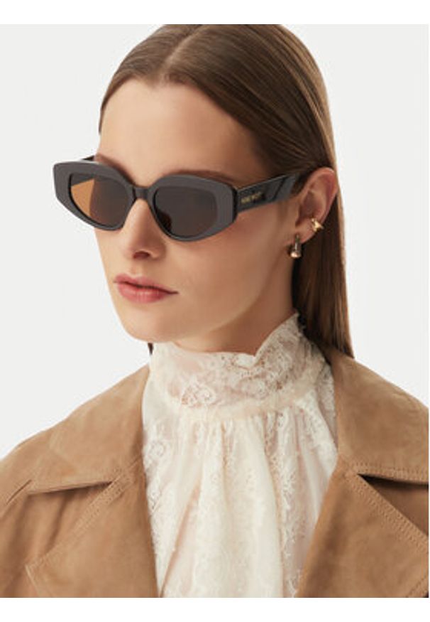 Nine West Okulary przeciwsłoneczne CEO-NW6628S Brązowy. Kolor: brązowy