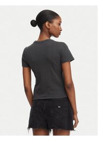 RVCA T-Shirt Forever 23B352509 Czarny Regular Fit. Kolor: czarny. Materiał: bawełna #4