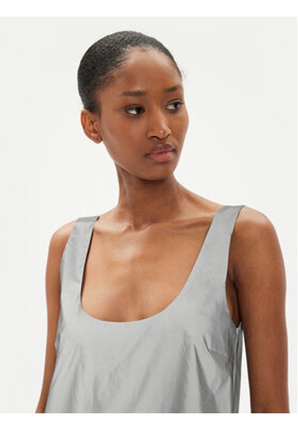 2NDDAY Sukienka codzienna Petty Reflective 2244127509 Szary Relaxed Fit. Okazja: na co dzień. Kolor: szary. Materiał: syntetyk. Typ sukienki: proste. Styl: casual