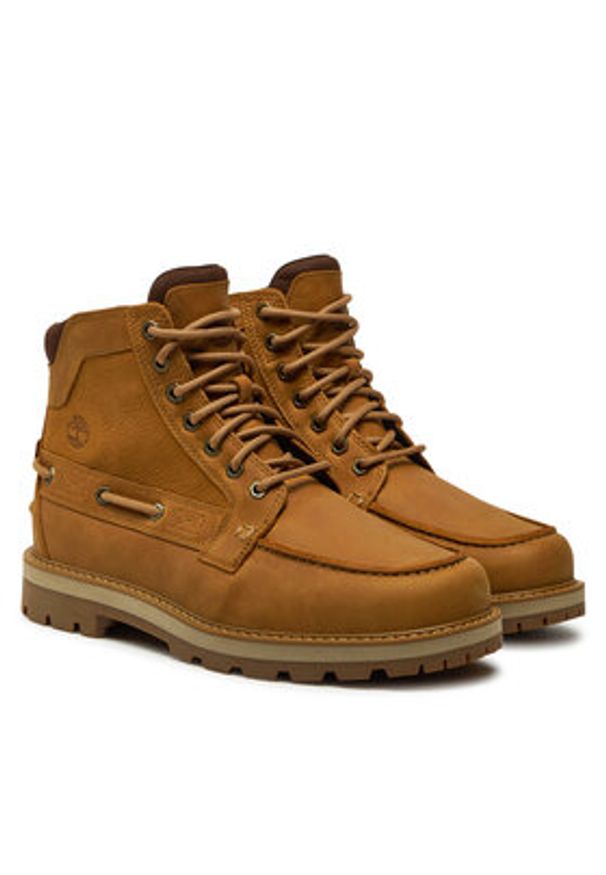 Timberland Trapery TB0A697HEN11 Brązowy. Kolor: brązowy. Materiał: skóra