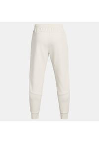 Spodnie męskie Under Armour Unstoppable Fleece. Kolor: beżowy. Długość: długie
