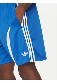 Adidas - adidas Szorty sportowe adicolor Teamgeist JP1123 Niebieski Regular Fit. Kolor: niebieski. Materiał: syntetyk. Styl: sportowy