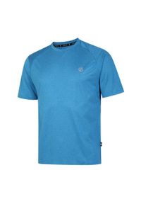 DARE 2B - Momentum męska turystyczna koszulka z krótkim rękawem. Kolor: niebieski. Materiał: tkanina. Długość rękawa: krótki rękaw. Długość: krótkie. Sport: turystyka piesza