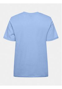 Pieces T-Shirt Ria 17086970 Niebieski Regular Fit. Kolor: niebieski. Materiał: bawełna