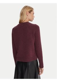 BOSS Sweter Febisan 50478315 Fioletowy Regular Fit. Kolor: fioletowy. Materiał: wełna
