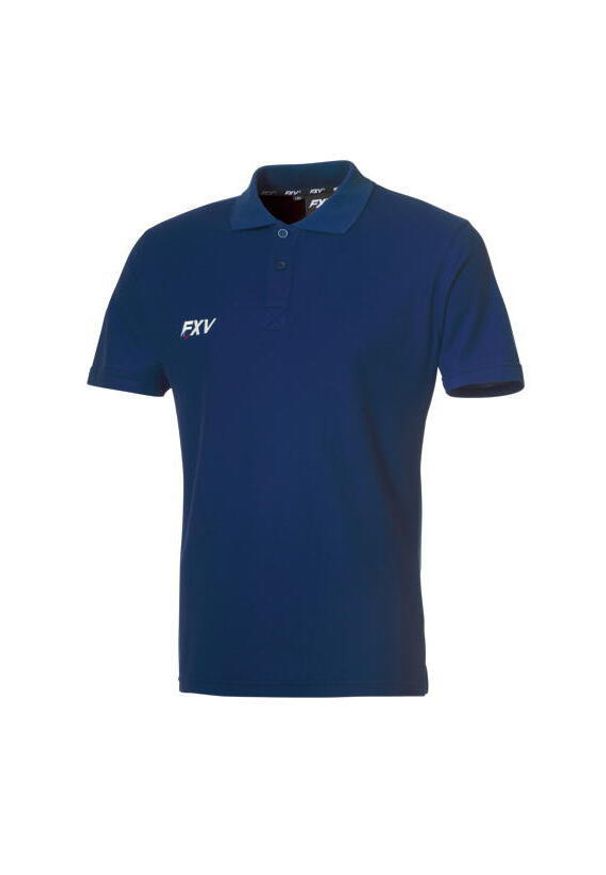FORCE XV - Polo Force XV classic force. Typ kołnierza: polo. Kolor: niebieski. Materiał: materiał. Styl: klasyczny, elegancki