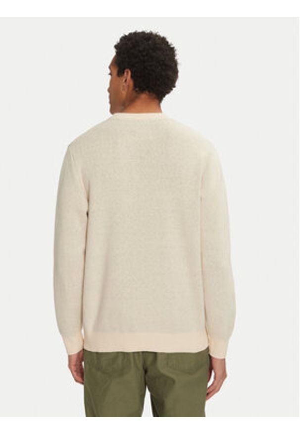 Pepe Jeans Sweter Cardin PM702466 Écru Regular Fit. Materiał: bawełna