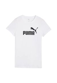 Puma - T-shirt Damski Logo ESS No.1. Kolor: biały