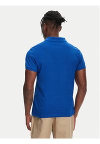 Robe di Kappa Polo William 6006170 Niebieski Slim Fit. Typ kołnierza: polo. Kolor: niebieski. Materiał: bawełna #4