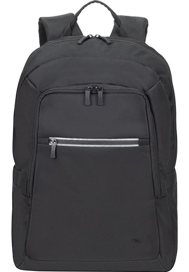 RIVACASE - Plecak Rivacase 7561 czarny. Kolor: czarny. Materiał: neopren, poliester, materiał. Wzór: paski