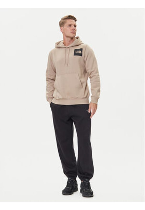The North Face Bluza Fine NF0A89EU Beżowy Regular Fit. Kolor: beżowy. Materiał: syntetyk, bawełna