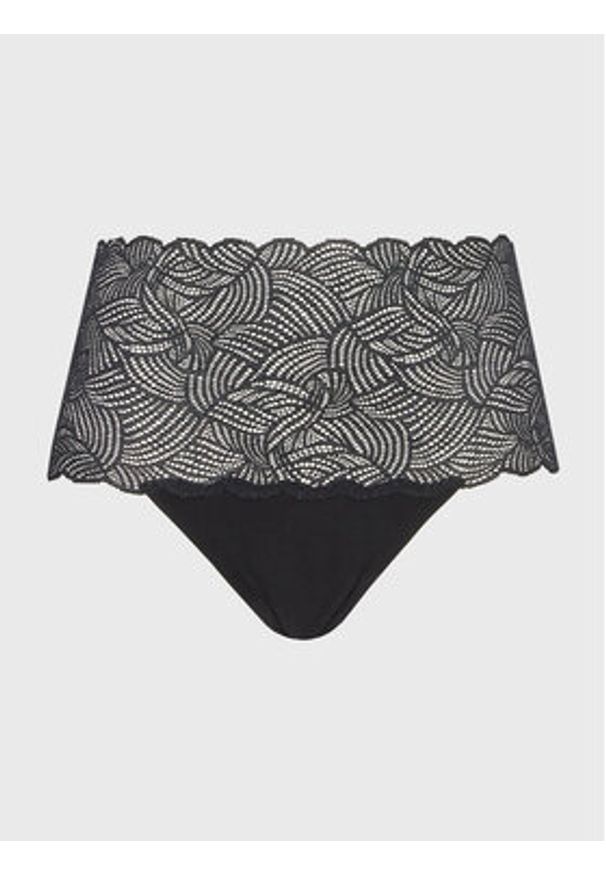 Chantelle Figi klasyczne z wysokim stanem Soft Stretch C11G80 Czarny. Stan: podwyższony. Kolor: czarny. Materiał: syntetyk