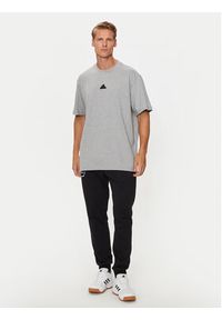 Adidas - adidas Spodnie dresowe Brand Love IW3523 Czarny Loose Fit. Kolor: czarny. Materiał: bawełna, syntetyk #4
