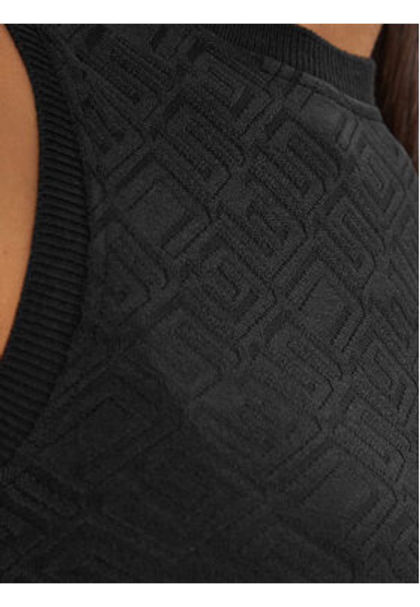 Guess Bluzka Ofelia W4GP52 KBYN0 Czarny Regular Fit. Kolor: czarny. Materiał: syntetyk
