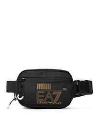 Saszetka nerka EA7 Emporio Armani. Kolor: czarny