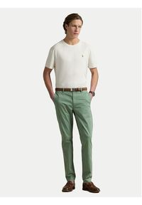 Polo Ralph Lauren T-Shirt 710740727094 Écru Custom Slim Fit. Typ kołnierza: polo. Materiał: bawełna #5