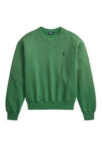 Polo Ralph Lauren Bluza 211971697502 Zielony Relaxed Fit. Typ kołnierza: polo. Kolor: zielony. Materiał: bawełna #4
