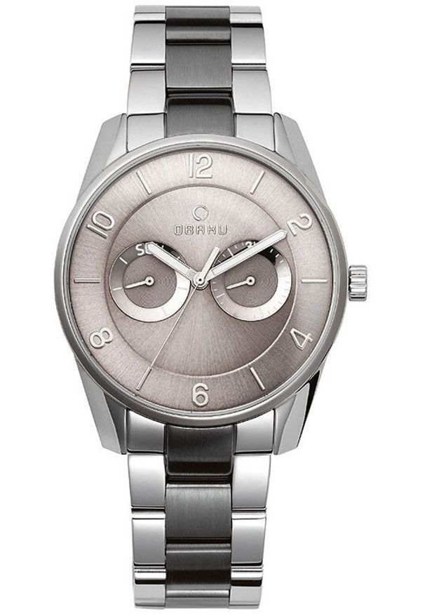 OBAKU - Zegarek męski Obaku Denmark V171GMCJSJ srebrny. Kolor: srebrny