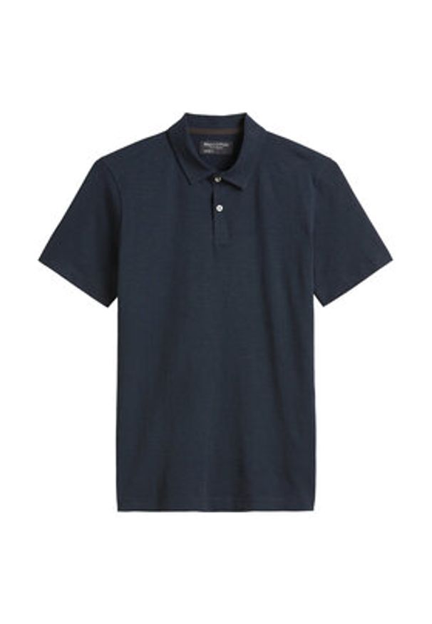 Marc O'Polo Polo 536 2176 53018 Granatowy Shaped Fit. Typ kołnierza: polo. Kolor: niebieski. Materiał: bawełna