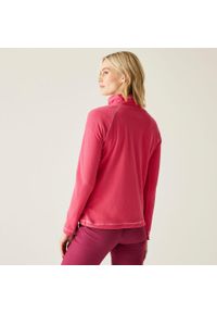 Regatta - Damski lekki polar turystyczny Montes z zamkiem błyskawicznym do połowy. Kolor: różowy. Materiał: polar. Sport: turystyka piesza #2