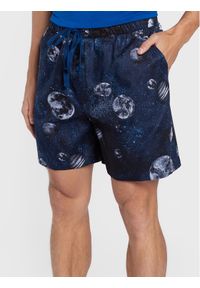 Cyberjammies Szorty piżamowe Apollo Moon Print 6736 Granatowy Regular Fit. Kolor: niebieski. Materiał: bawełna. Wzór: nadruk #1